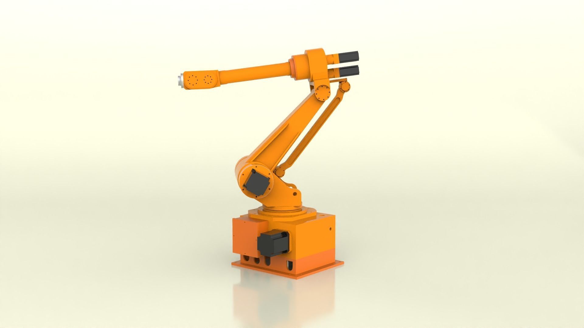 Robotic arm model Including 3D and 2D drawings 3D model_7