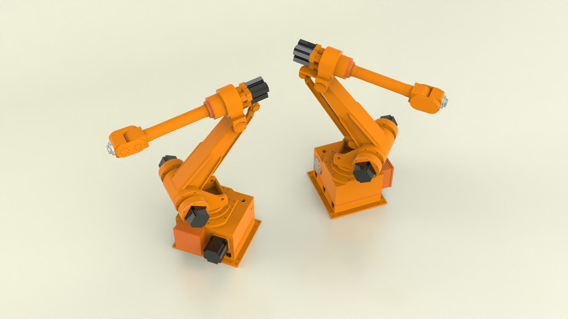 Robotic arm model Including 3D and 2D drawings 3D model_8