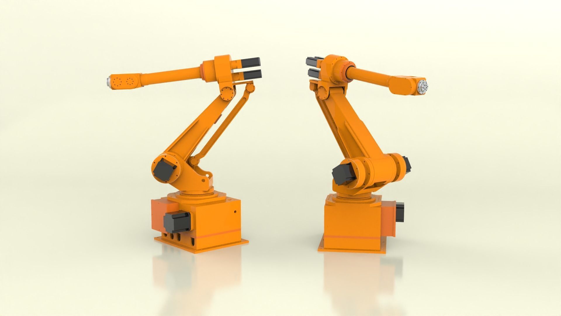 Robotic arm model Including 3D and 2D drawings 3D model_9