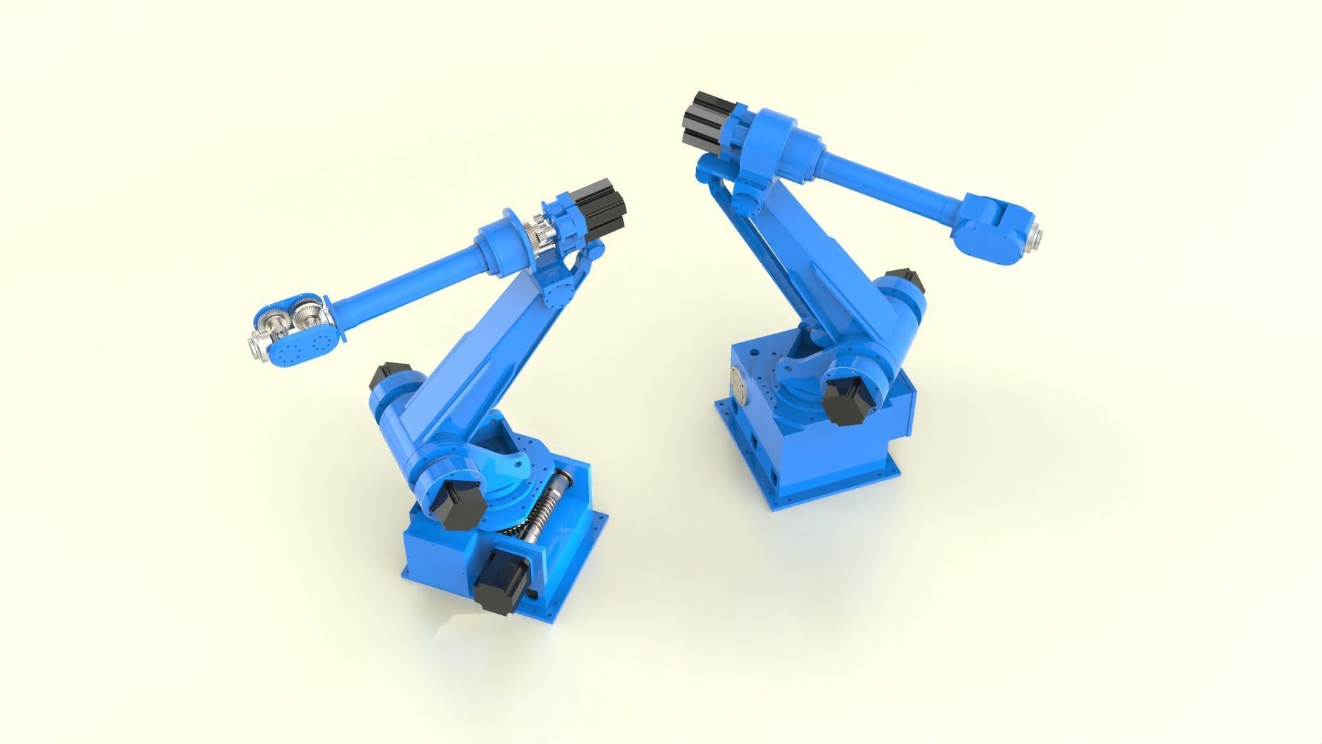 Robotic arm model Including 3D and 2D drawings 3D model_1