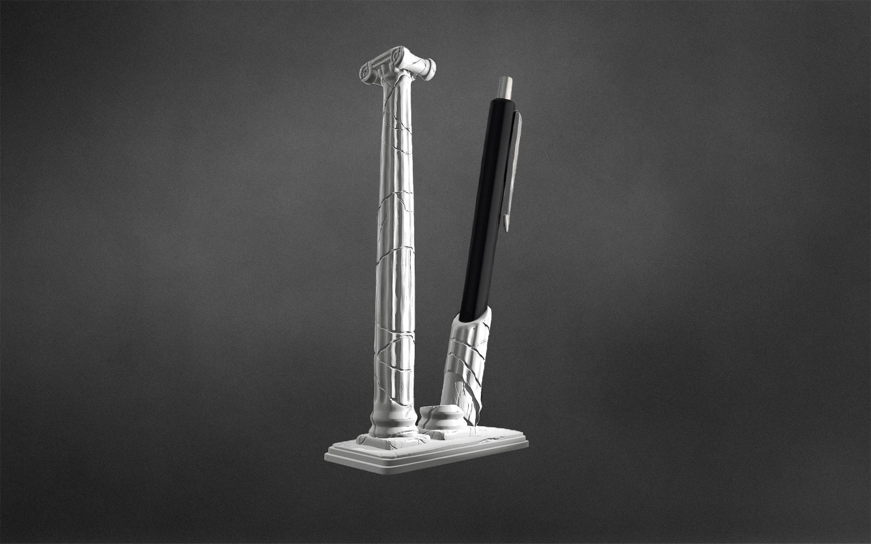 Stand for pen 3D print model_0