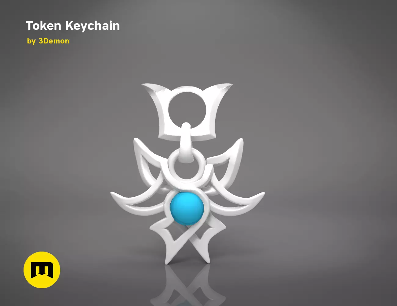 Token Keychain 3D print model