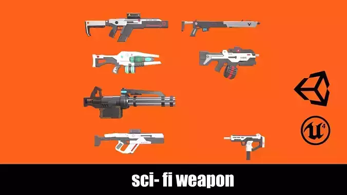 SCI-FI Weapons pack 1