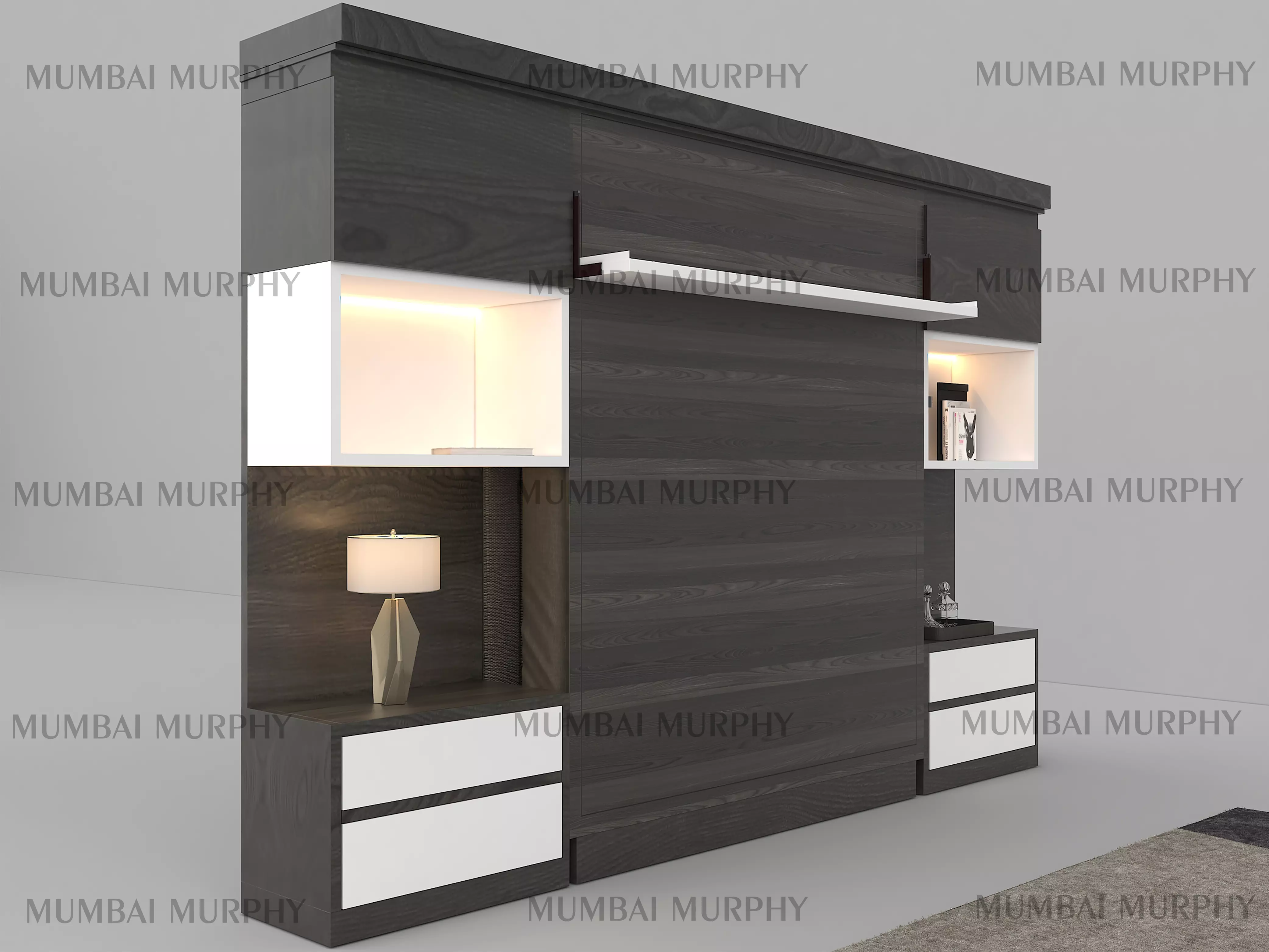 murphy bed 3D model_0