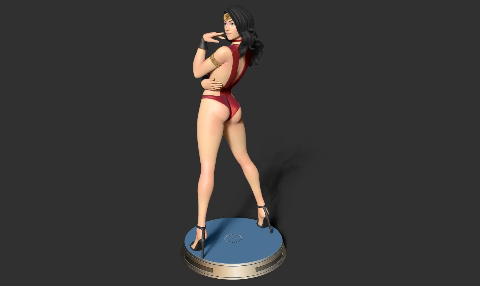 Wonder Woman Fanart 3D print model_15