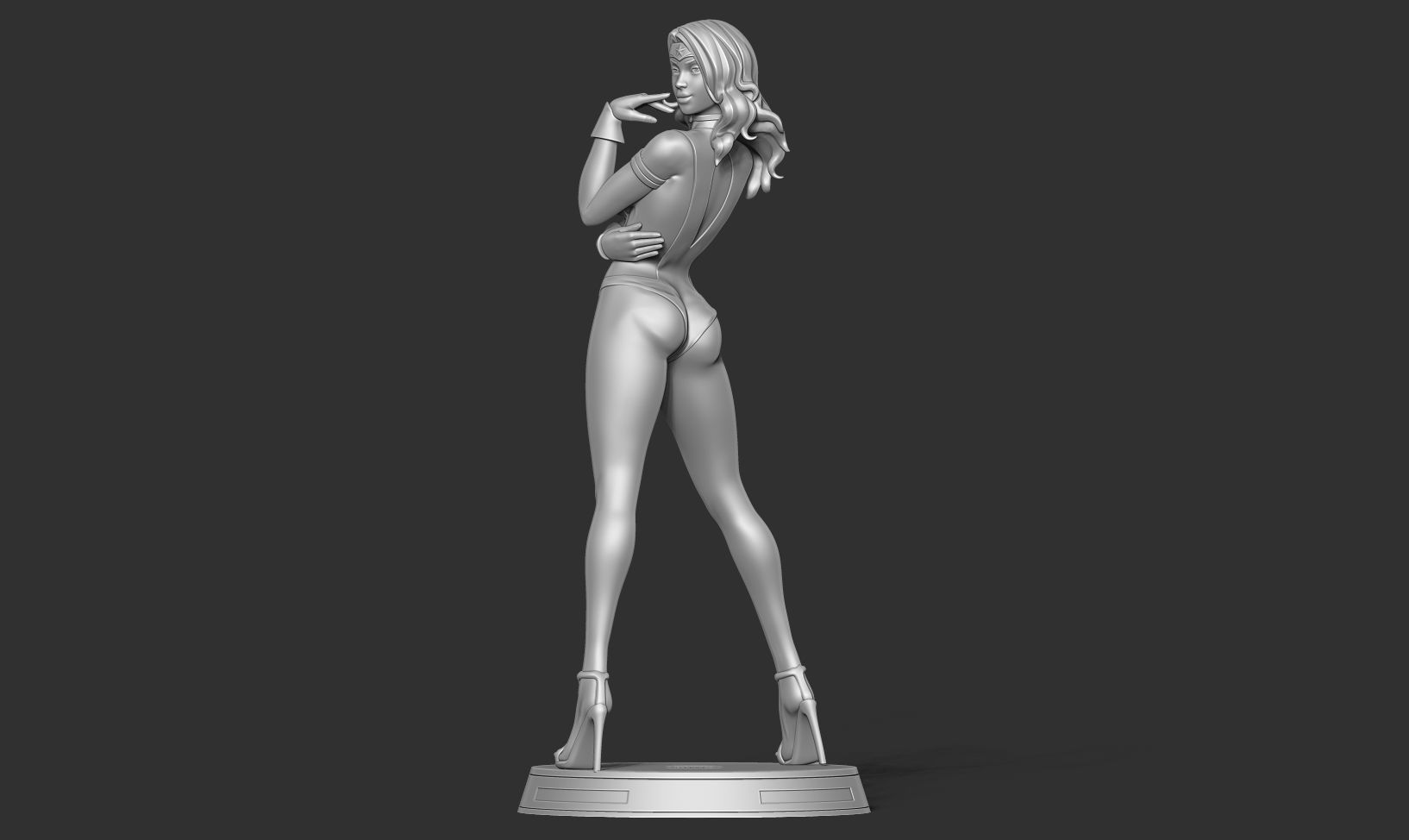 Wonder Woman Fanart 3D print model_8