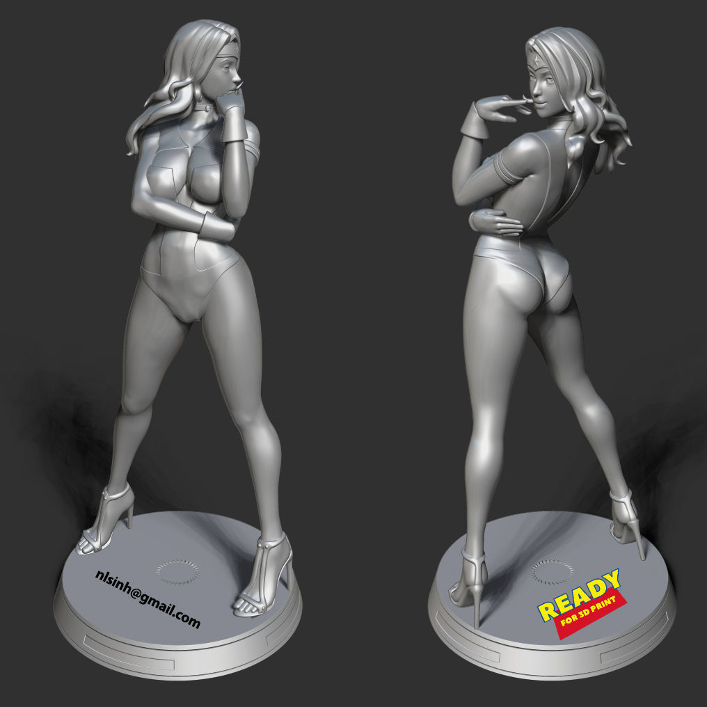 Wonder Woman Fanart 3D print model_3