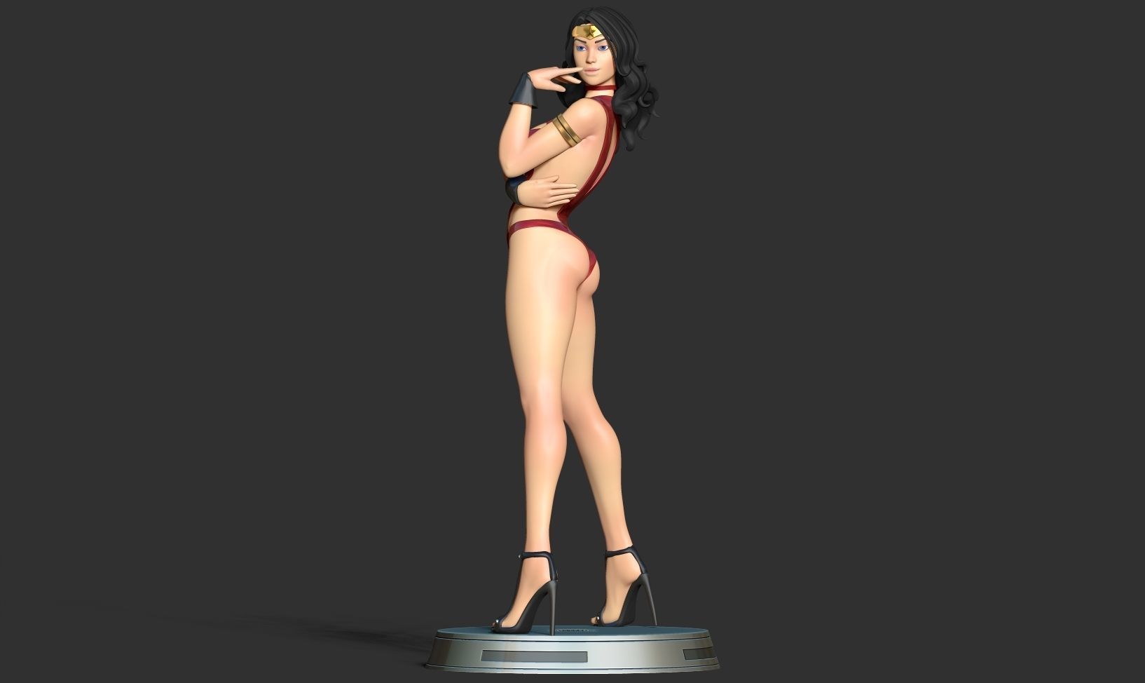 Wonder Woman Fanart 3D print model_9