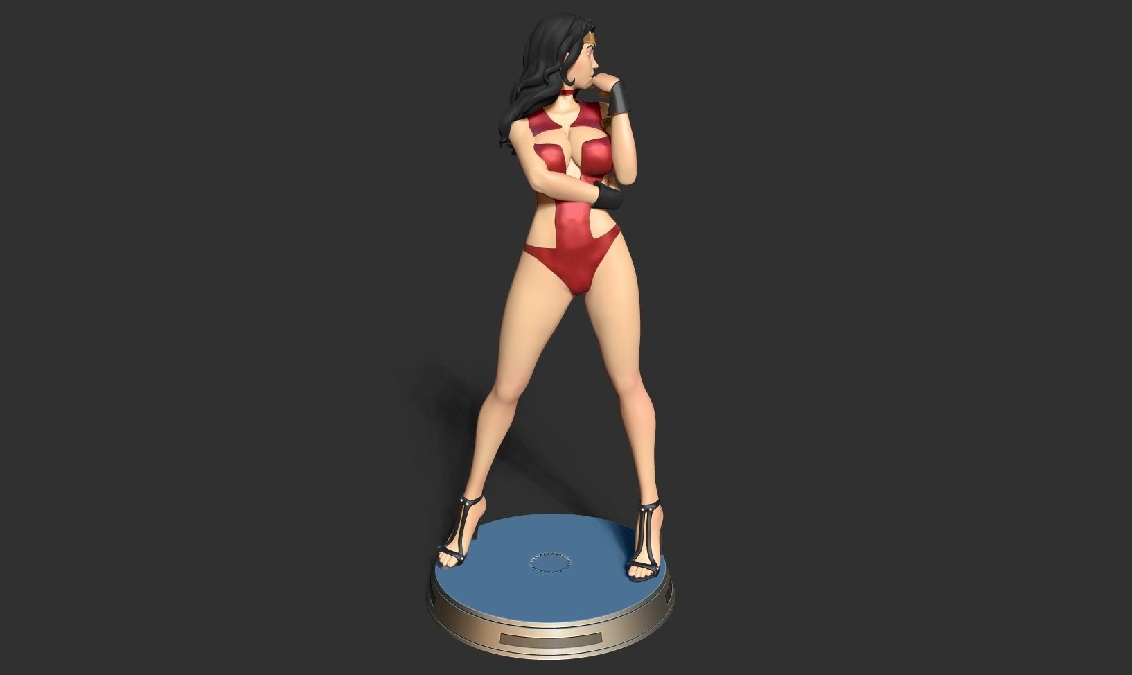 Wonder Woman Fanart 3D print model_13