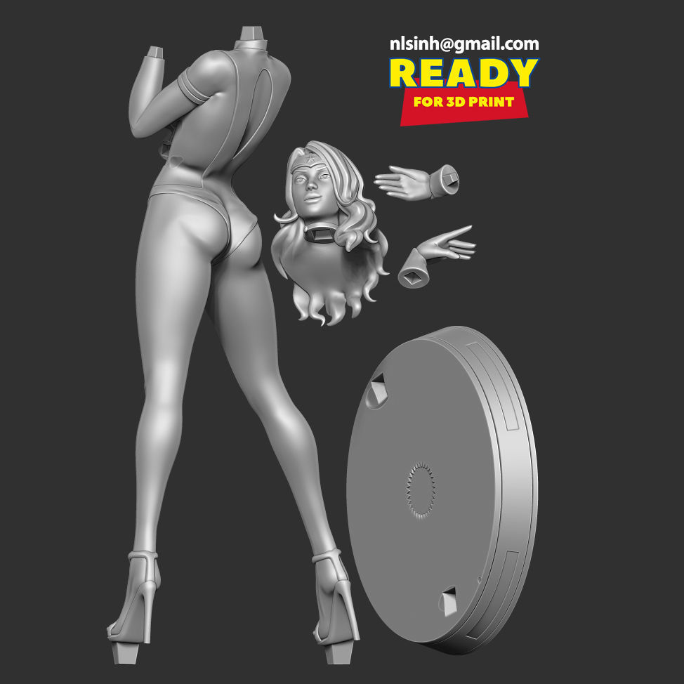 Wonder Woman Fanart 3D print model_2