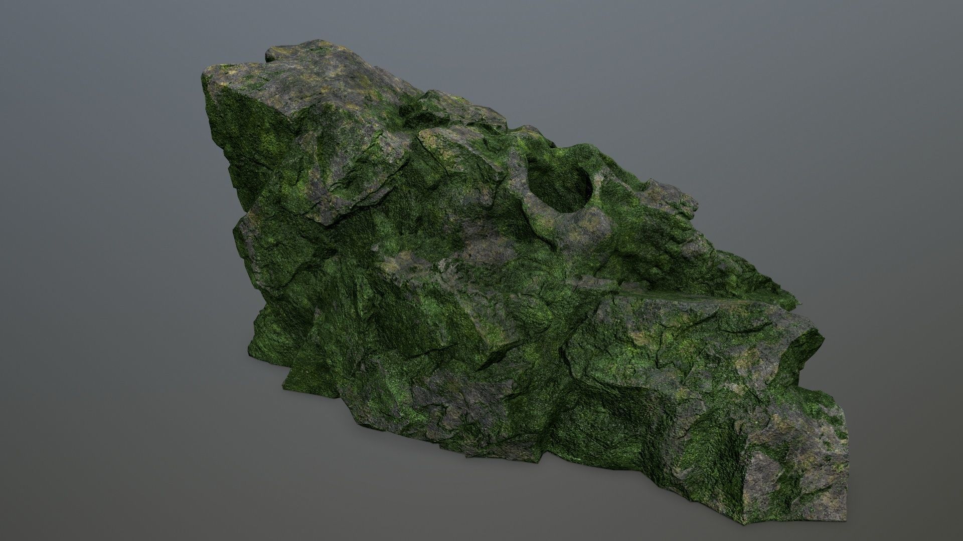 Skull Cave Low-poly 3D model_4
