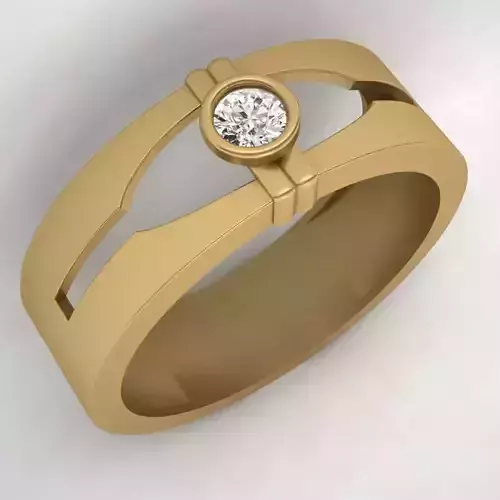 3d-model ring rose gold
