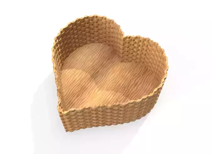 heart shaped basket