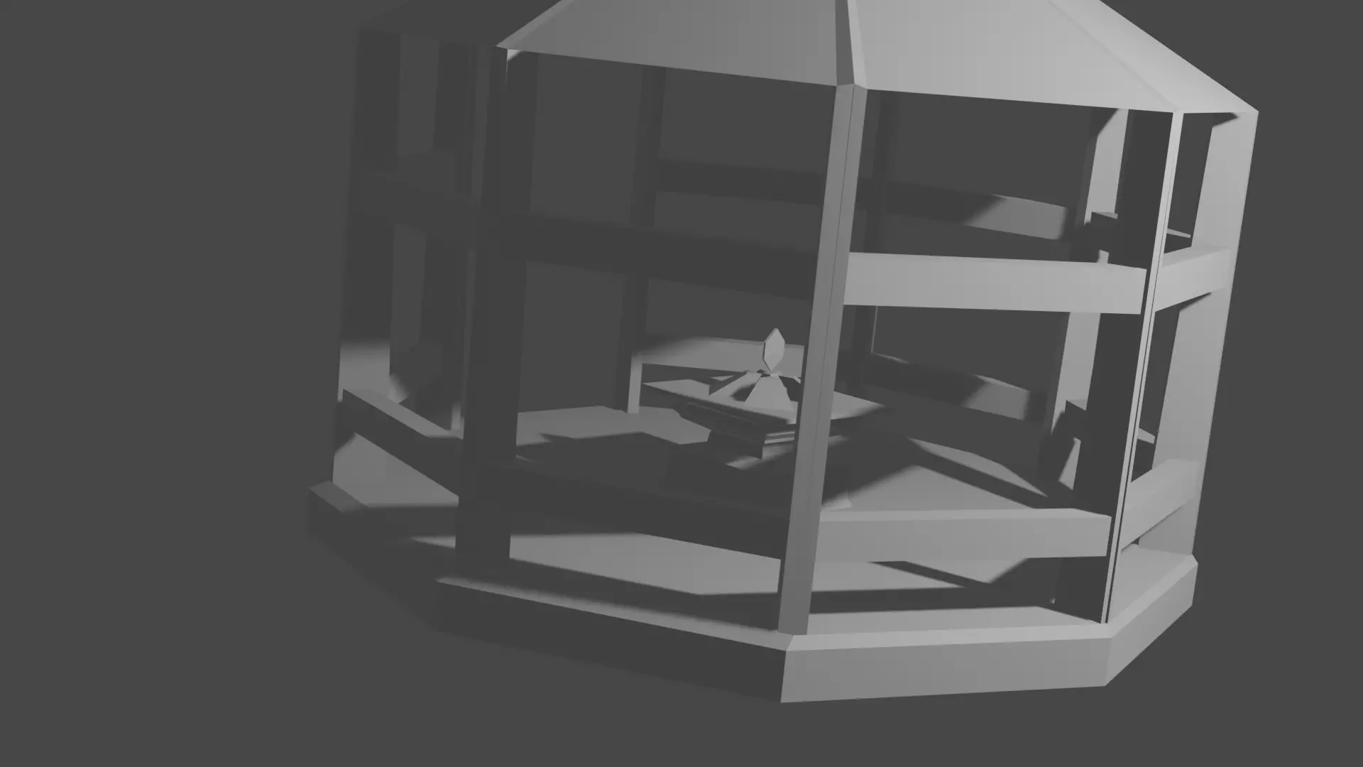 TestHut birdcage Free 3D model_0