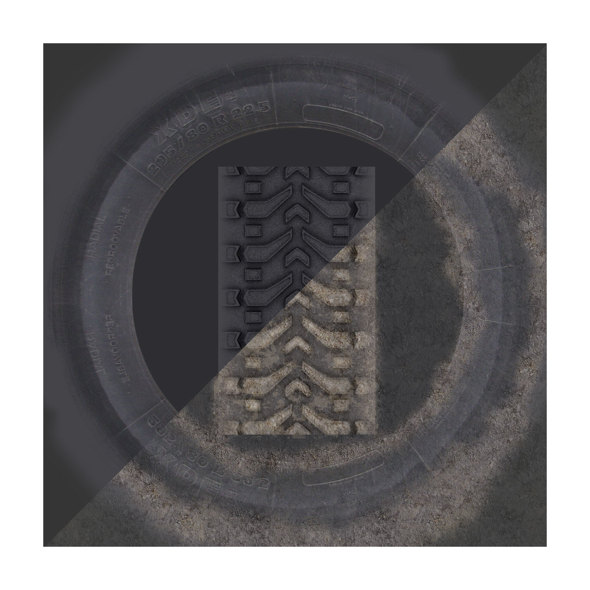 ATV Four-Wheeler Vehicle Low-Poly Low-poly 3D model_23