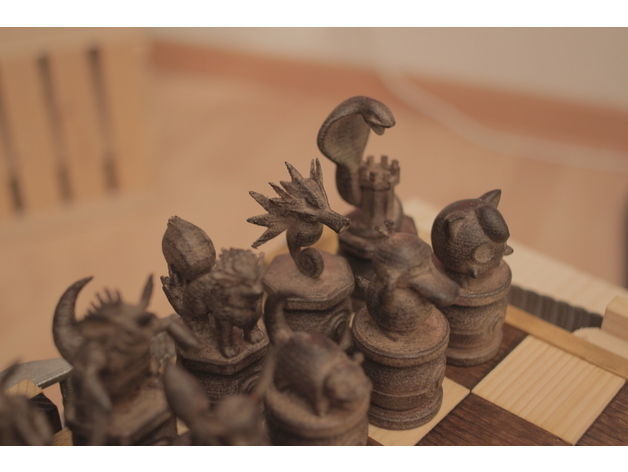 Pokemon Chess Set 3D print model_3