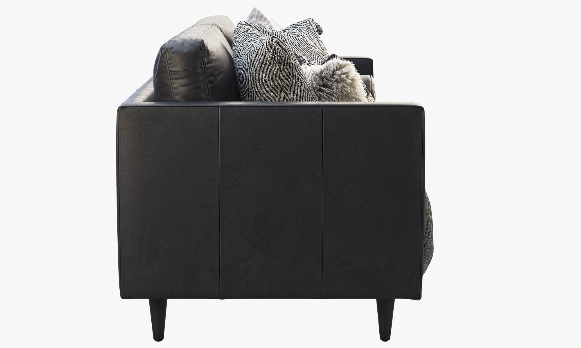 Joybird Briar Leather Sofa 3D model CGTrader