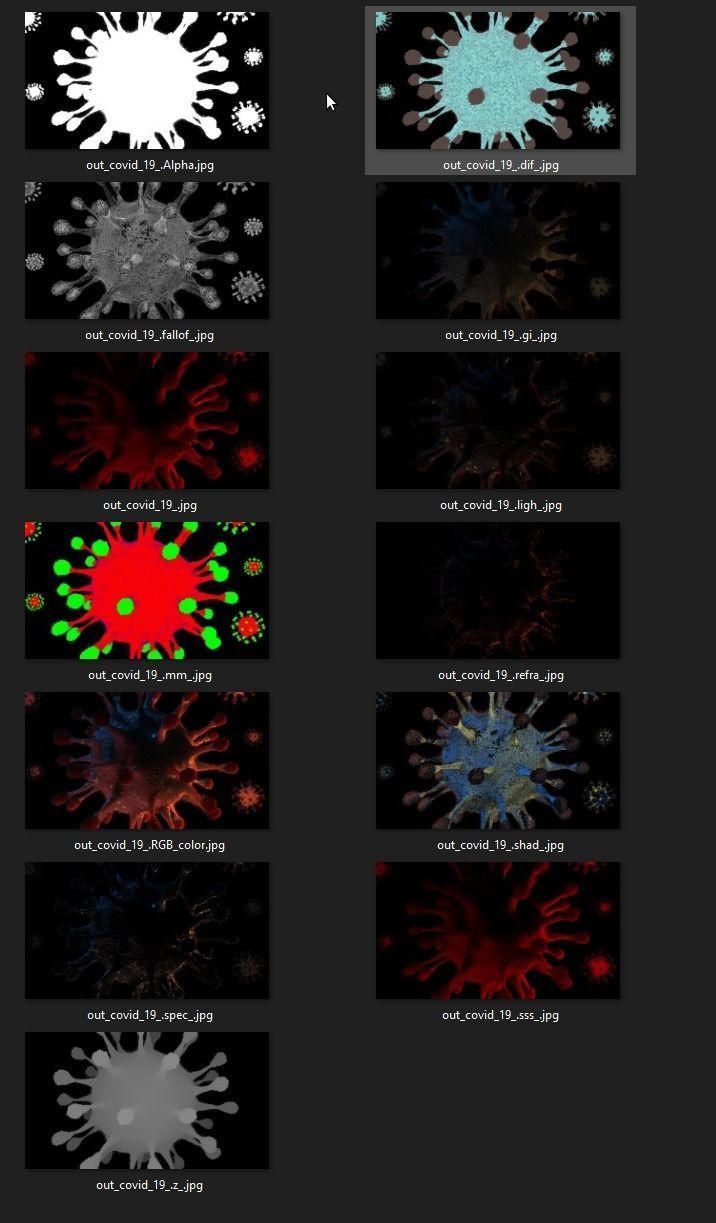 3D model of an ANIMATED scene covid-19 3D model_13