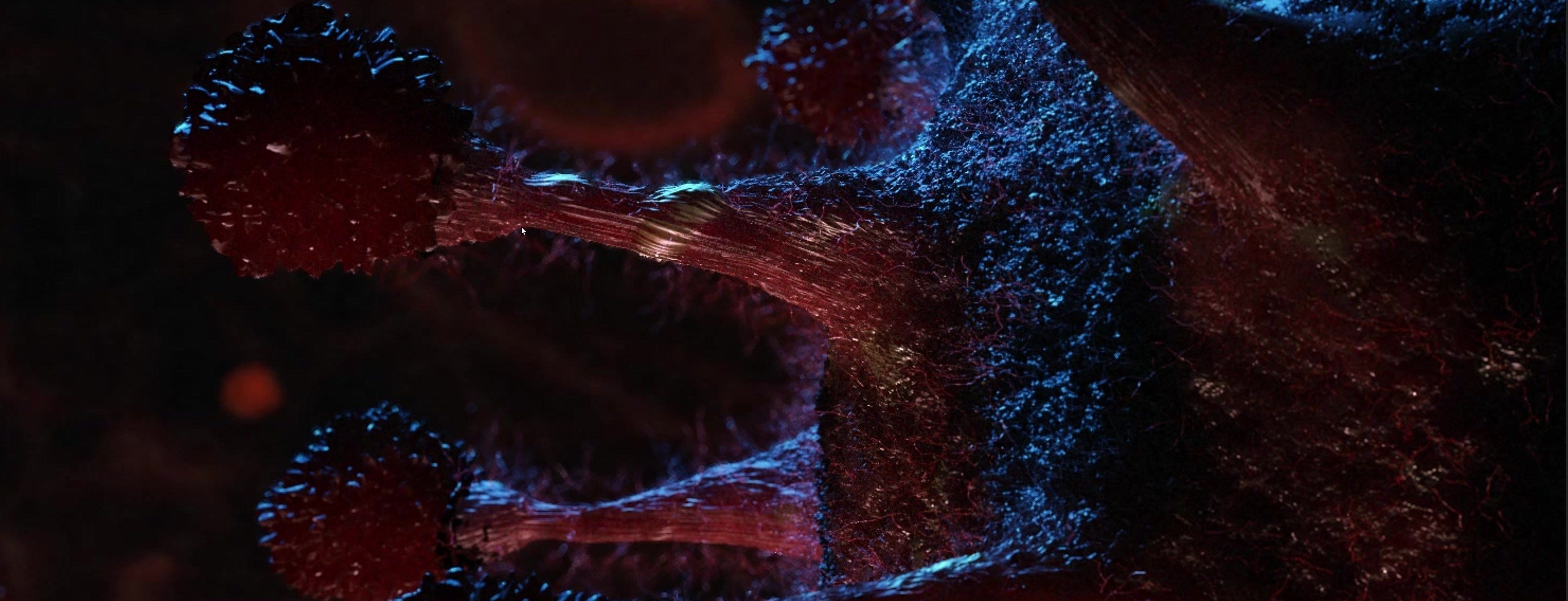 3D model of an ANIMATED scene covid-19 3D model_3