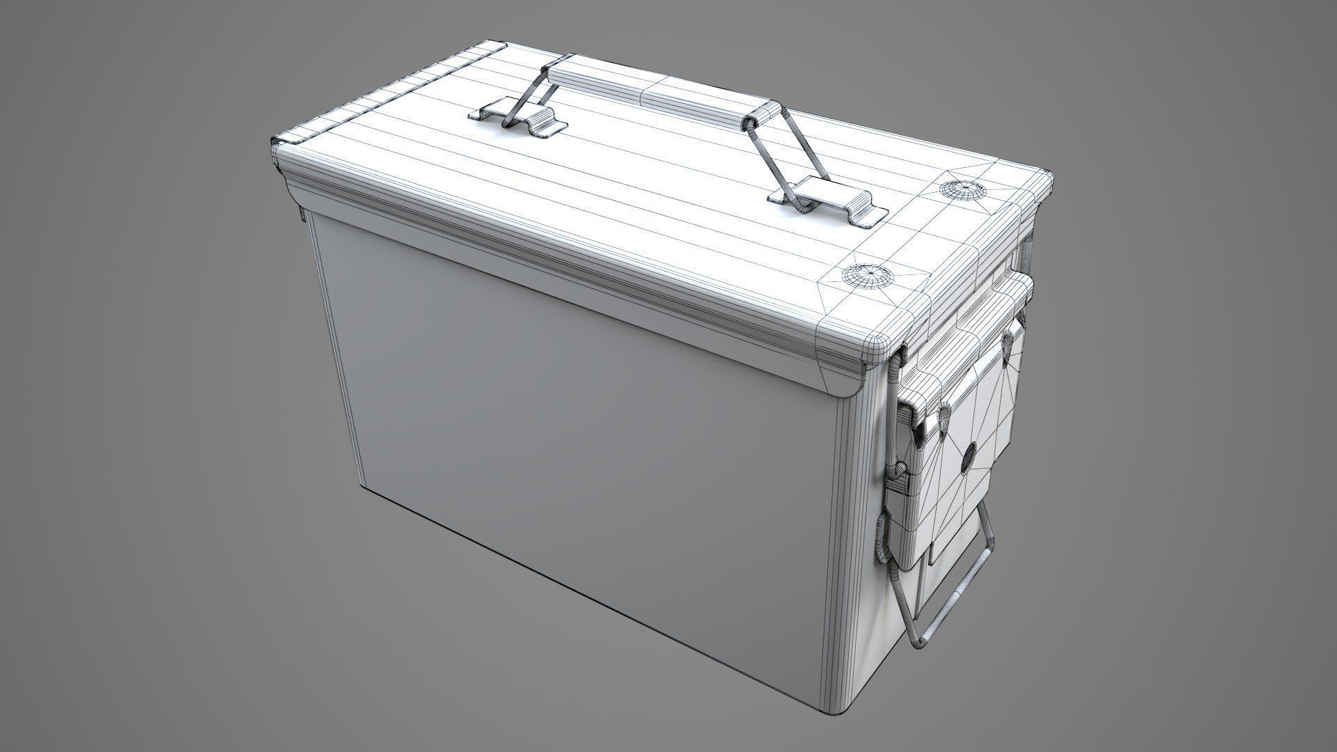 M2A1 Ammo Can HQ 3D model_25