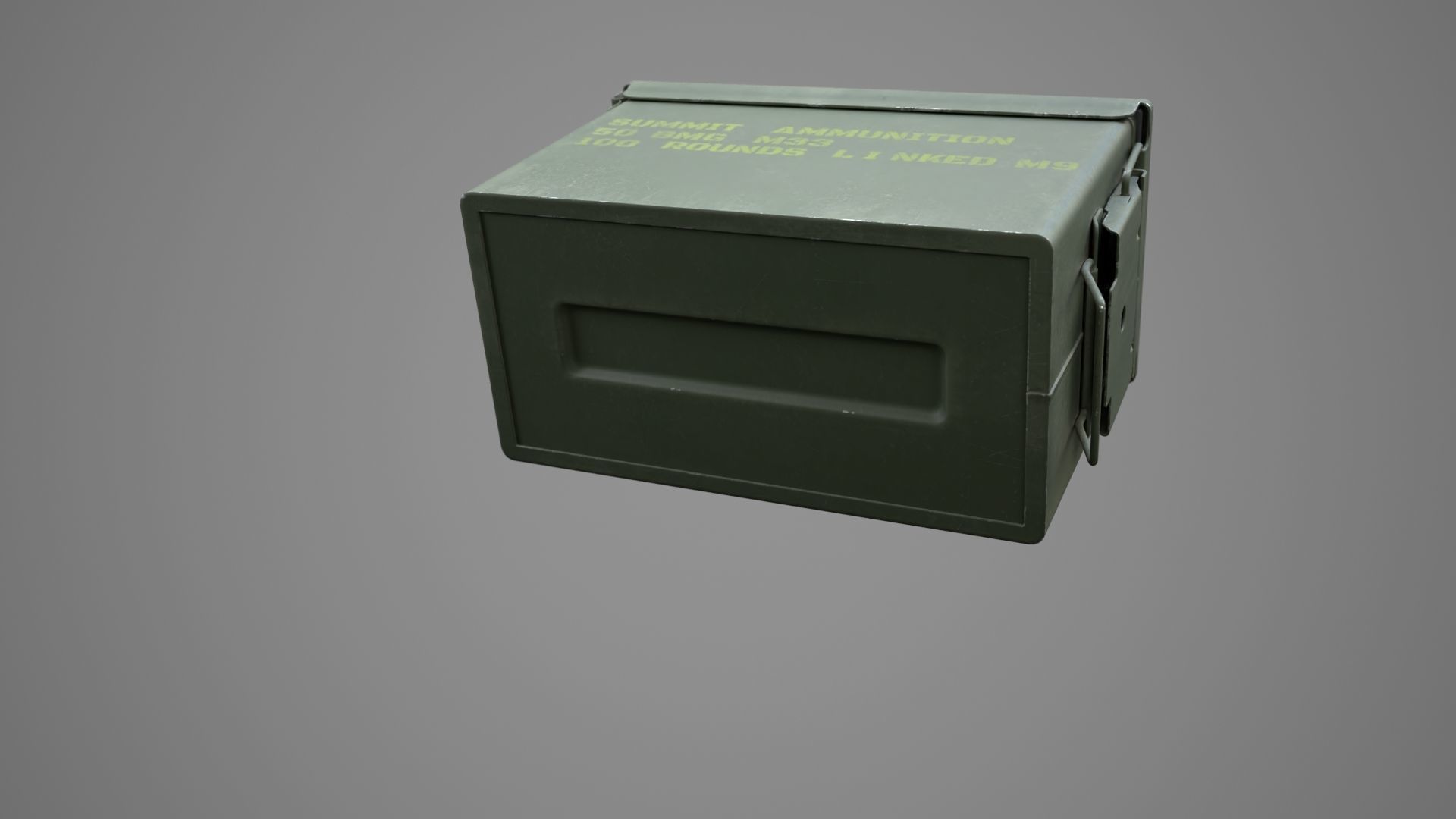 M2A1 Ammo Can HQ 3D model_18