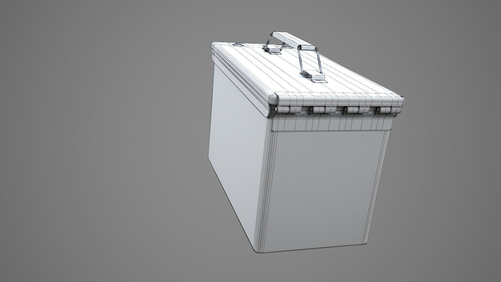 M2A1 Ammo Can HQ 3D model_26