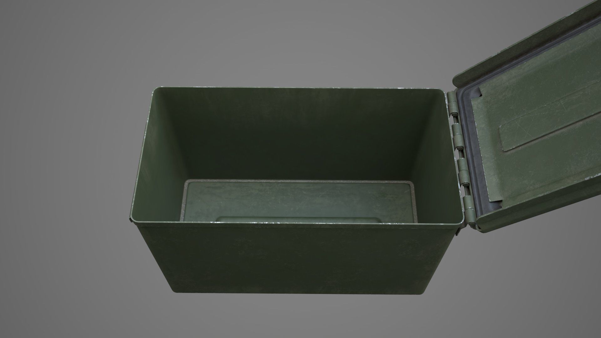 M2A1 Ammo Can HQ 3D model_5