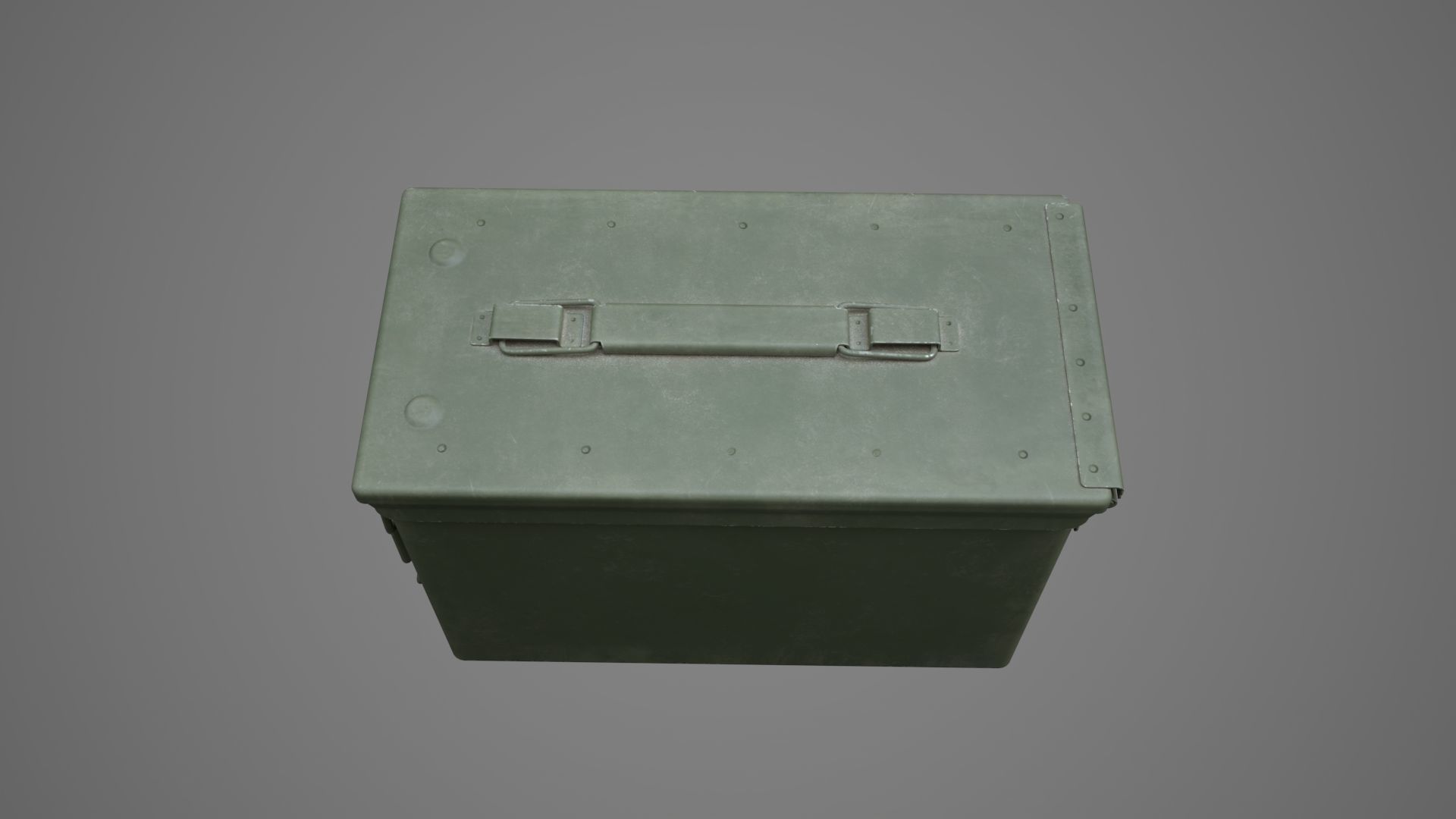 M2A1 Ammo Can HQ 3D model_7