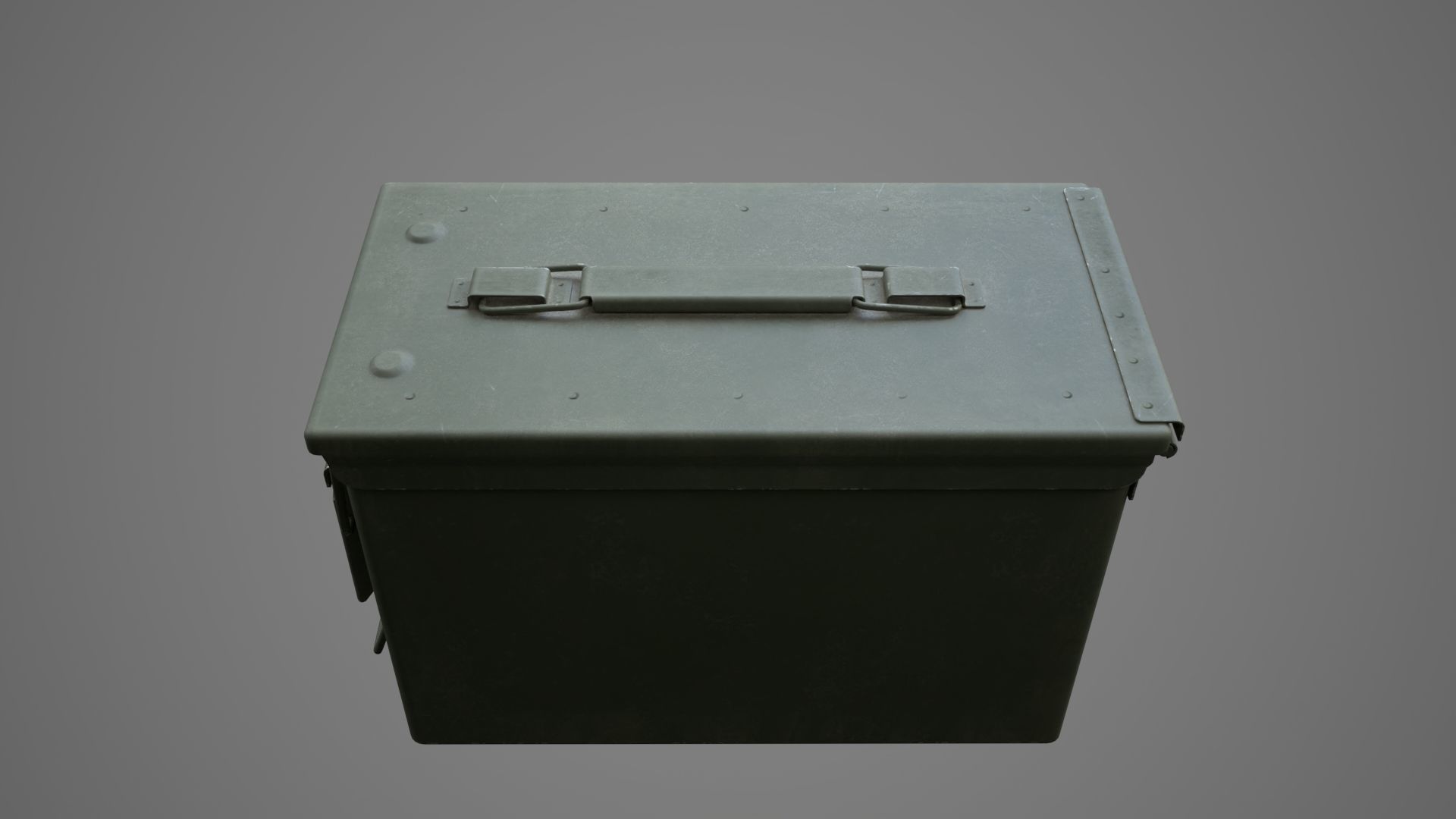 M2A1 Ammo Can HQ 3D model_9