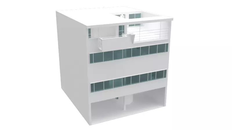 Maison Cook Villa - Le Corbusier 3D model_0
