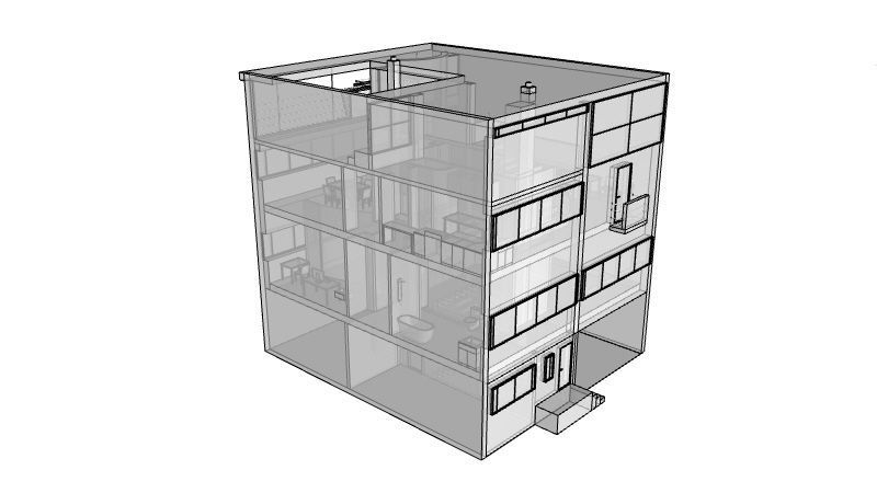 Maison Cook Villa - Le Corbusier 3D model_3