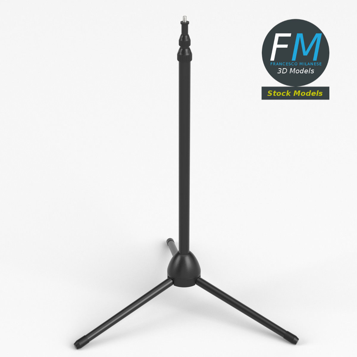 Extendable tripod stand 1 3D model_4