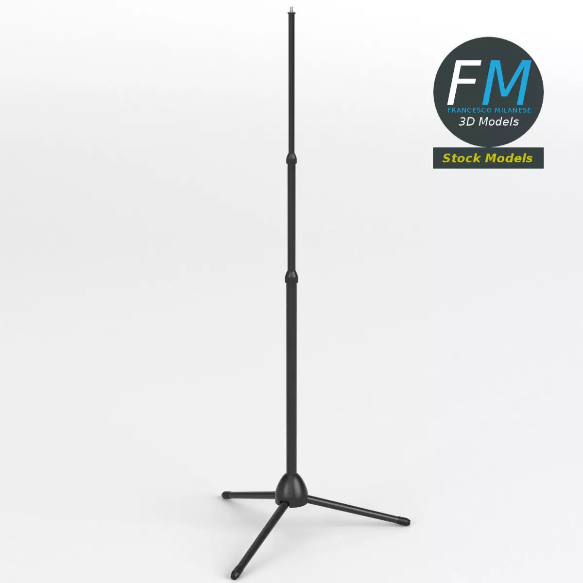 Extendable tripod stand 1 3D model_0
