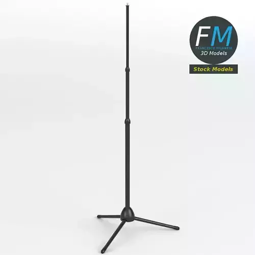 Extendable tripod stand 1 3D model Extendable tripod stand 1 3D model