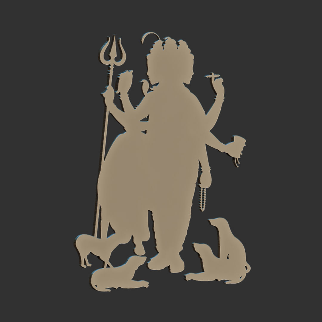 Dattaguru 01 3D print model_3