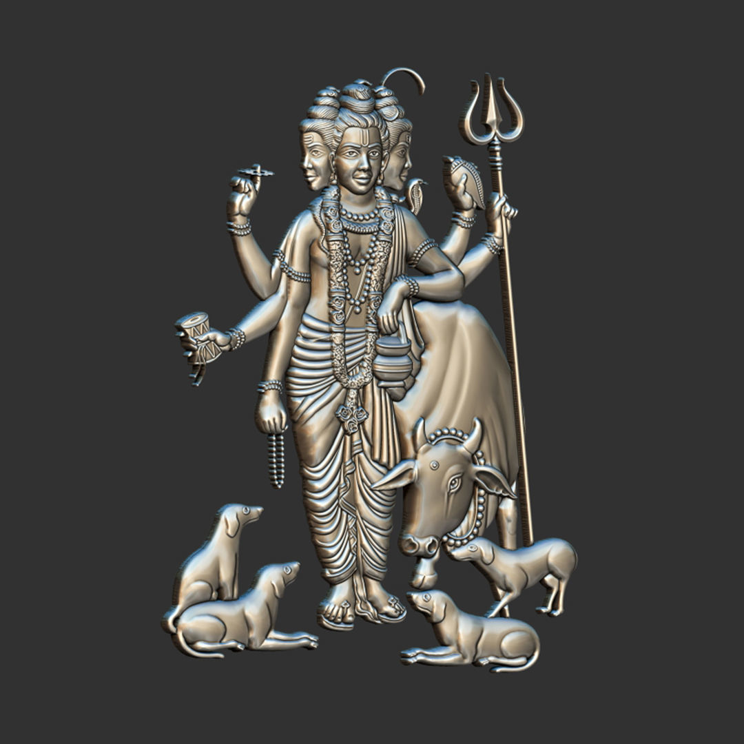 Dattaguru 01 3D print model_1