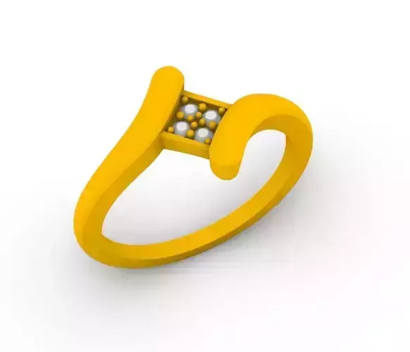 Saloni Diamond Ring 3D print model