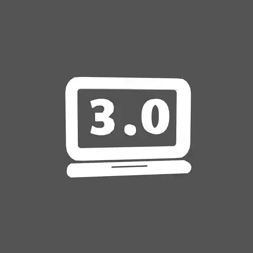Web 3 Symbol v1 001 Low-poly 3D model