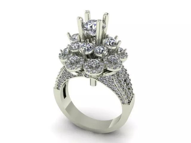 DIAMOND RINGS 3D print model_0