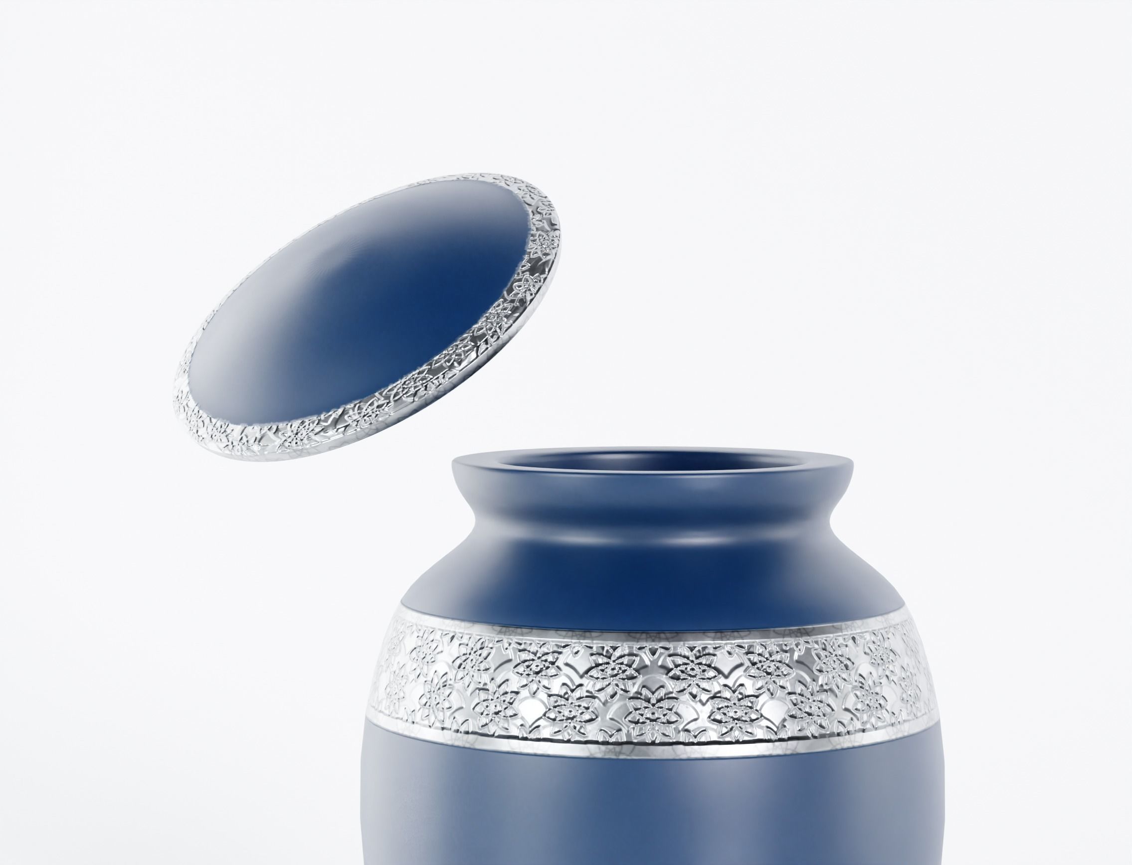 Ash Urns Color Customizable Low-poly 3D model_10