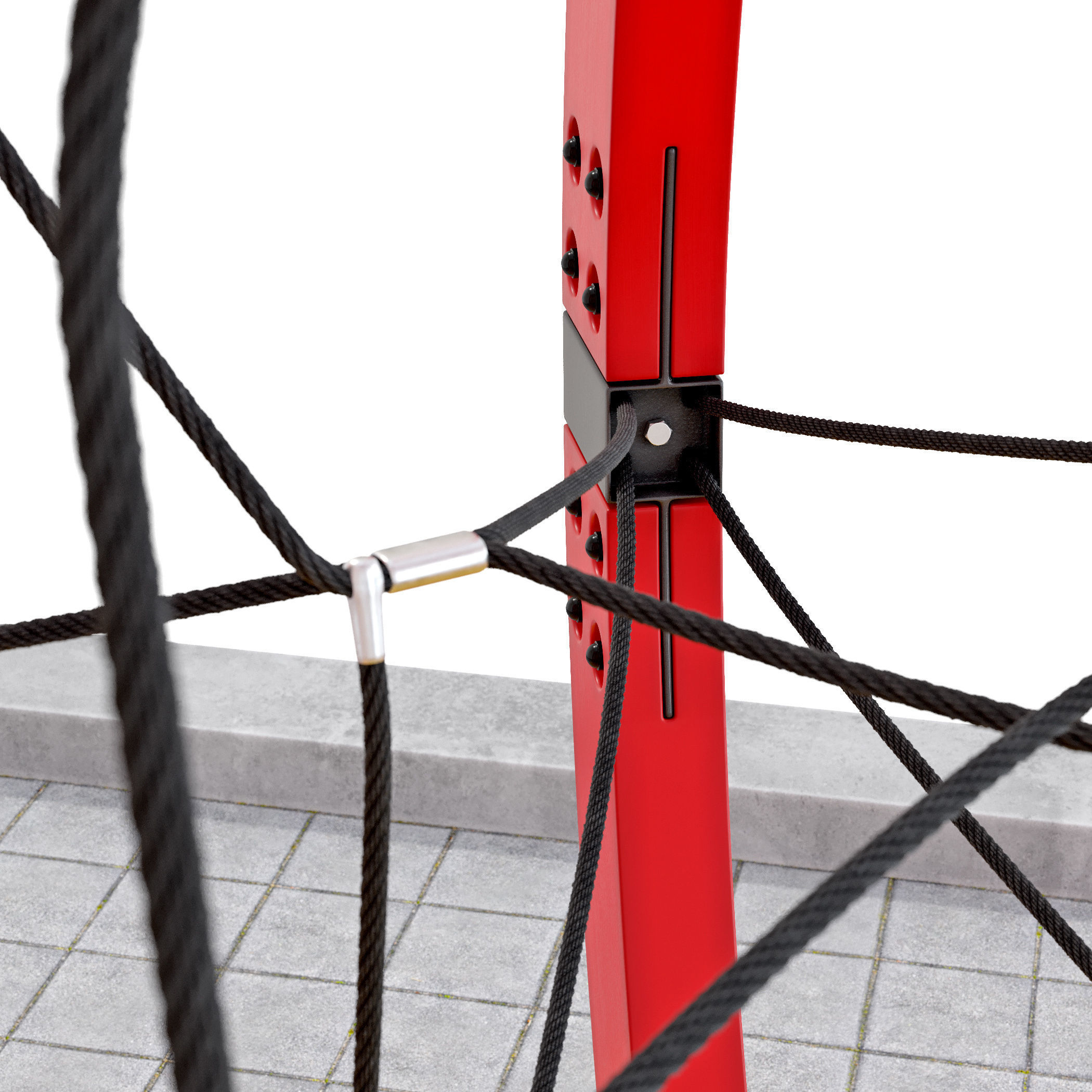 Children play rope complex Sphere 3D model_1