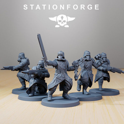 GrimGuard - Trench Runners 3D print model
