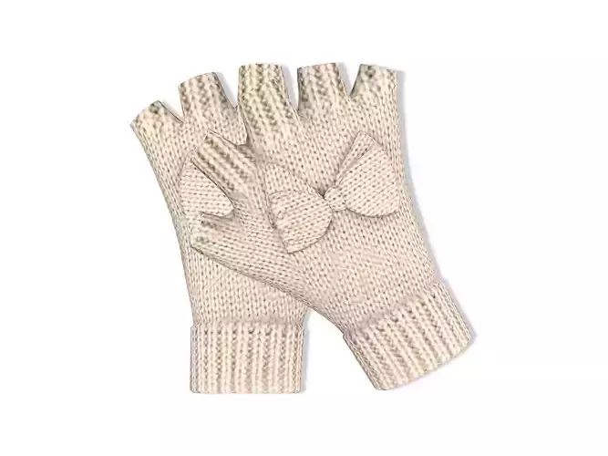 Hand Warmers With Bow