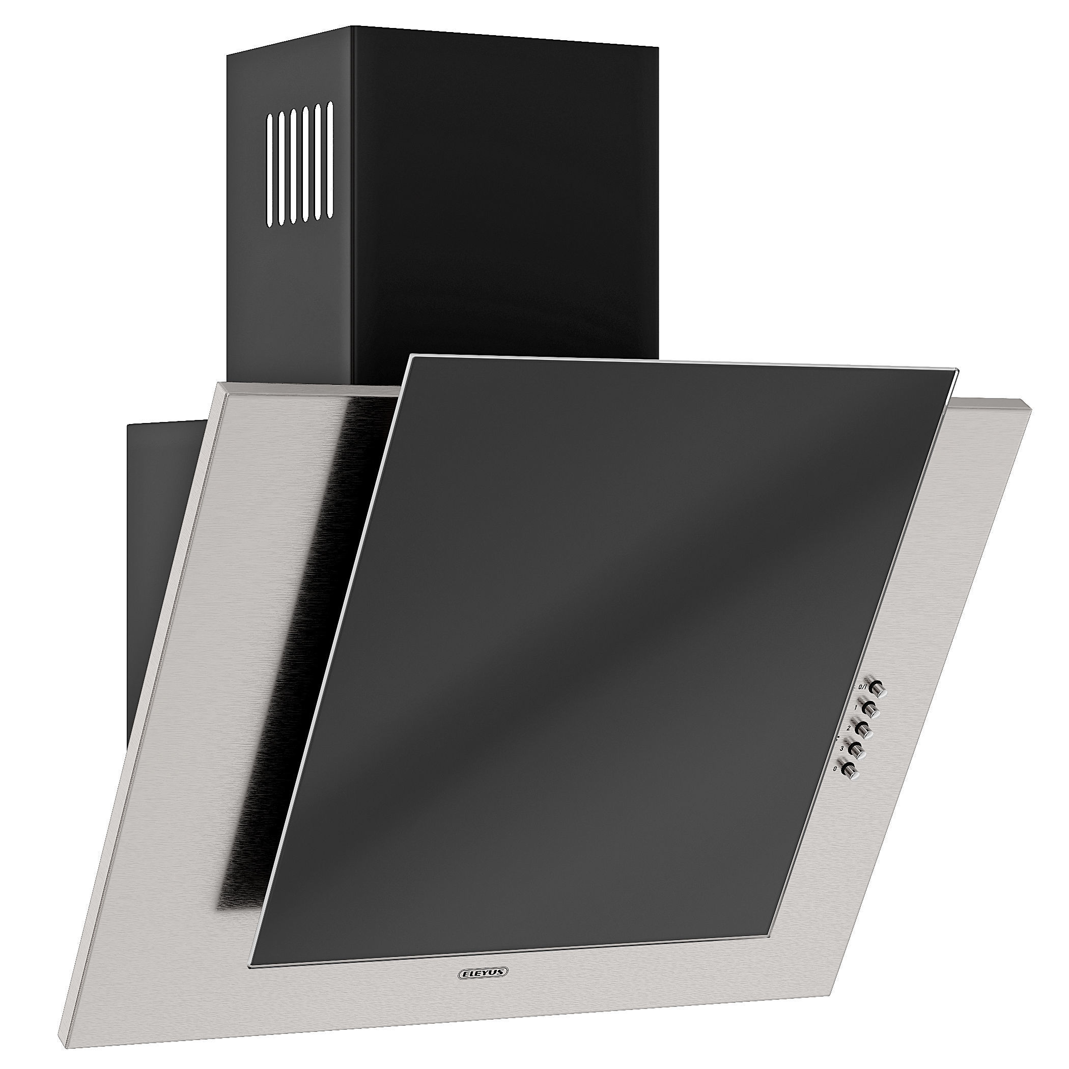 Kitchen appliances set Hood oven refrigerator hob 3D model_6