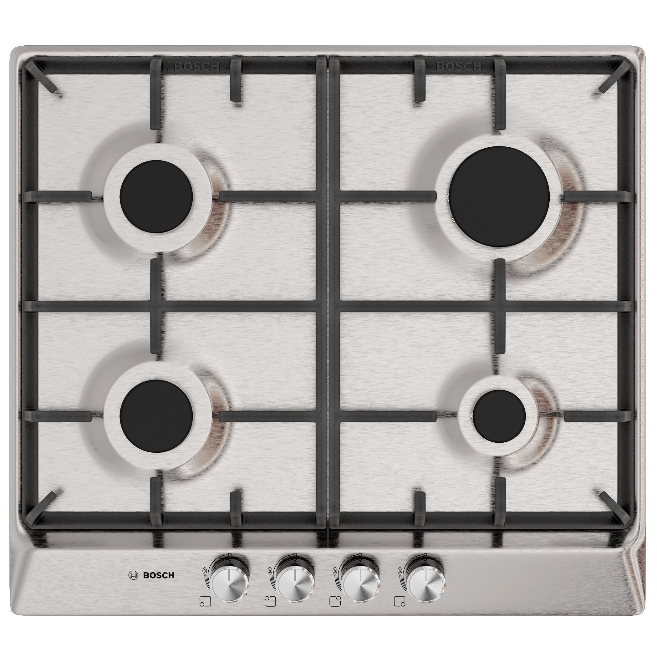 Kitchen appliances set Hood oven refrigerator hob 3D model_12