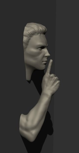 The Secret Sculpture LIFESIZE 3D print model_4