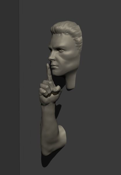 The Secret Sculpture LIFESIZE 3D print model_3