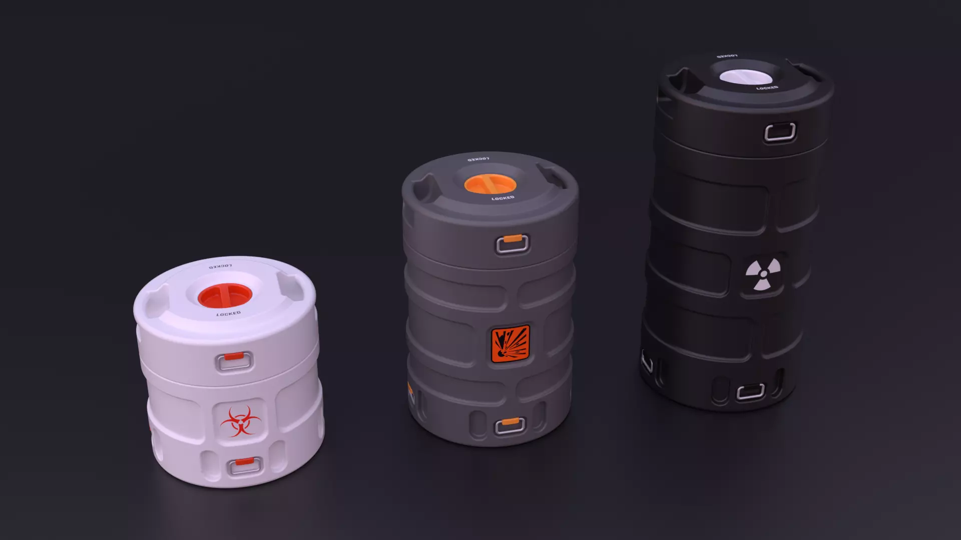 SciFi Container 3 3D model_0