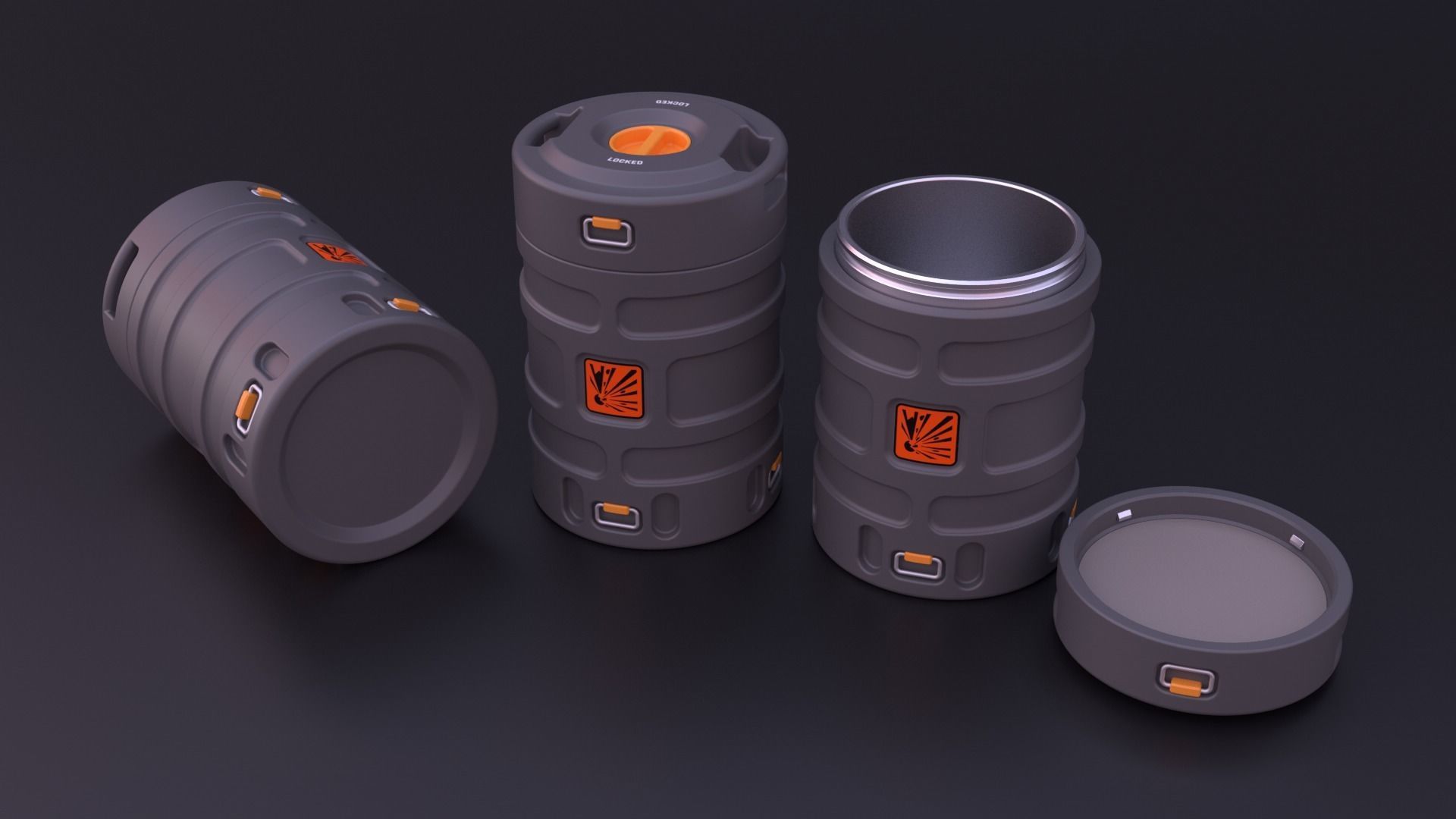 SciFi Container 3 3D model_17