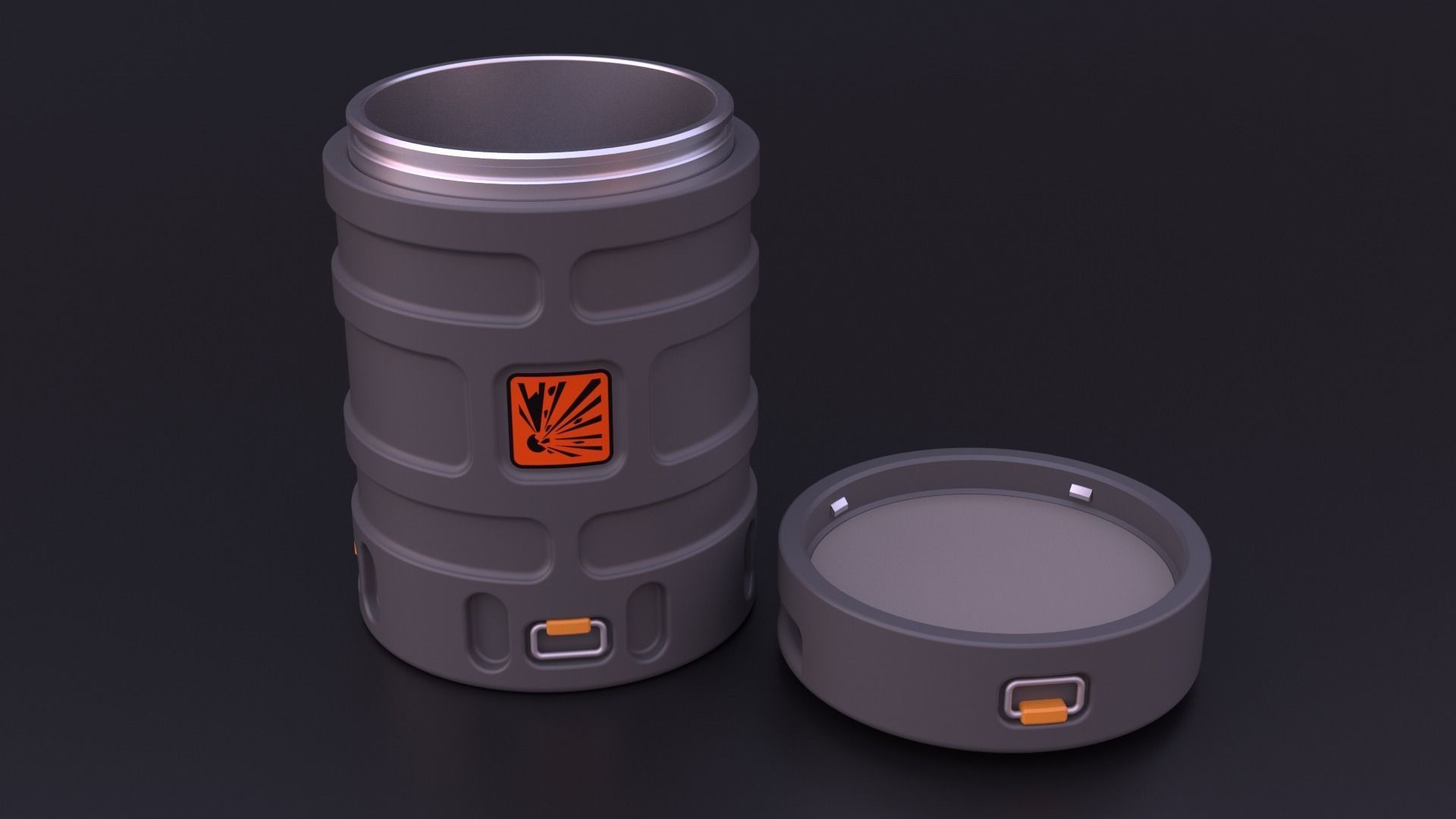 SciFi Container 3 3D model_15